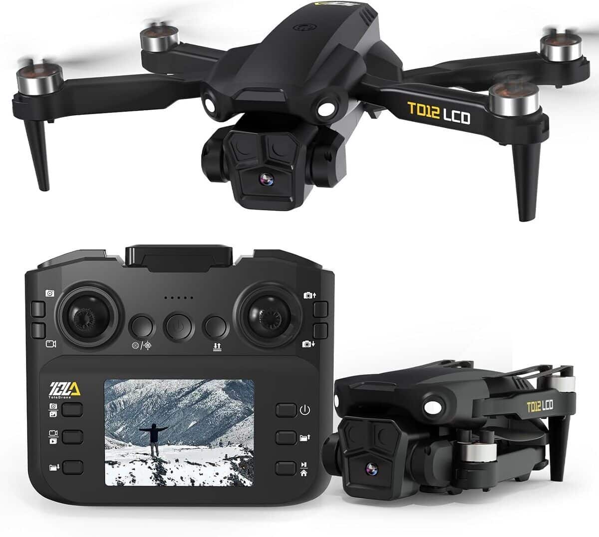 Test du Toladrone TD12LCD : drone pliable avec caméra pour débutants