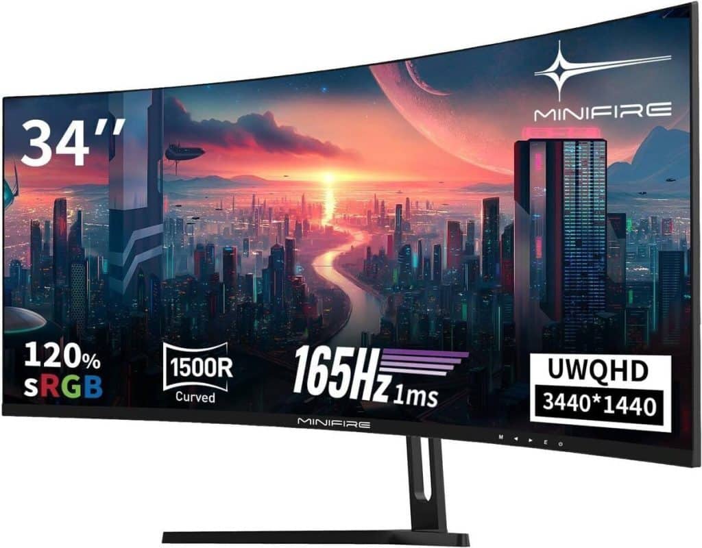 Test : écran incurvé 34 pouces Minifire 2K gaming