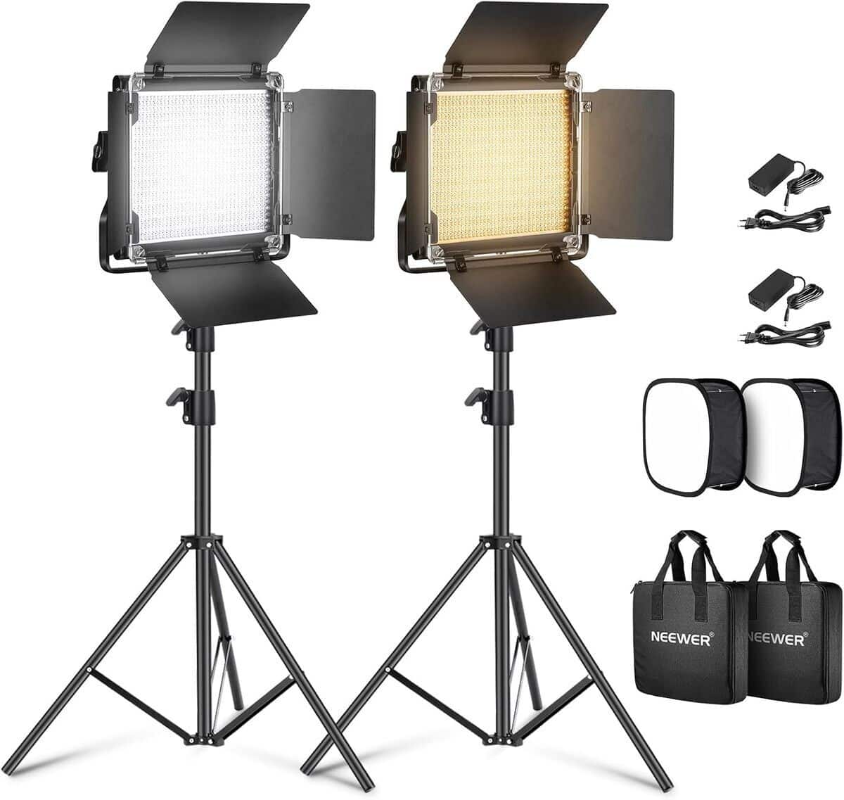 Test : neewer Pack 660 LED bicolores pour studio